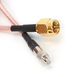 RG316 TS9 メス から SMA オス コネクターケーブル延長、長さ: 15cm