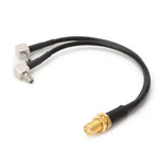 RG174 SMA メス から 2 x TS9 オス 接続ケーブル延長、長さ: 15cm、SMA メス から 2 x TS9 オス 15cm