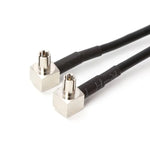 RG174 SMA メス から 2 x TS9 オス 接続ケーブル延長、長さ: 15cm、SMA メス から 2 x TS9 オス 15cm