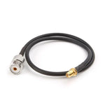 SMA メス から UHF SO239 PL259 メス RG58 ポークテールケーブル、長さ: 50cm