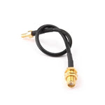 RG174 CRC9 オス ストレート から SMA メス 接続ケーブル延長、長さ: 15cm