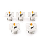 5個セット UHF SO239 メス フランジ パネルシャーシカバーマウントアダプター