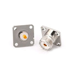 5個セット UHF SO239 メス フランジ パネルシャーシカバーマウントアダプター