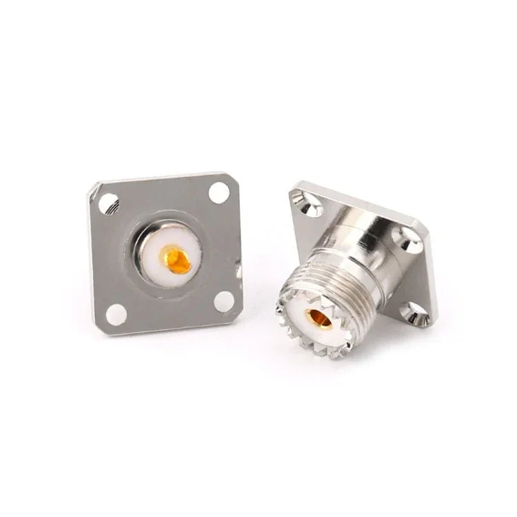 5個セット UHF SO239 メス フランジ パネルシャーシカバーマウントアダプター