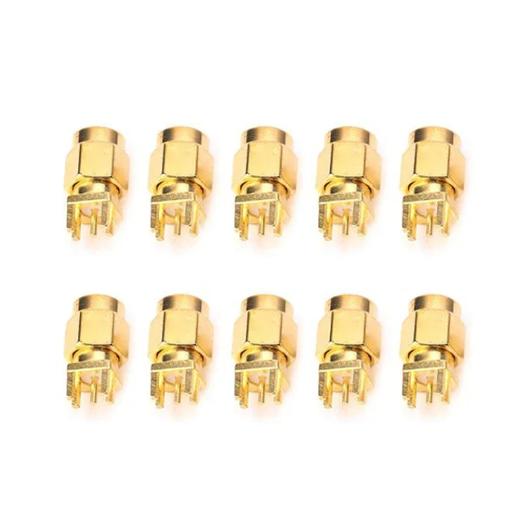 10個セット 1.6mm SMA メスジャック PCB クリップマウント RF コネクター