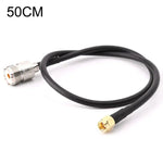 RG58 UHF メス to SMA オス 接続ケーブル、長さ：50cm、長さ：50cm
