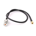 RG58 UHF メス to SMA オス 接続ケーブル、長さ：50cm、長さ：50cm