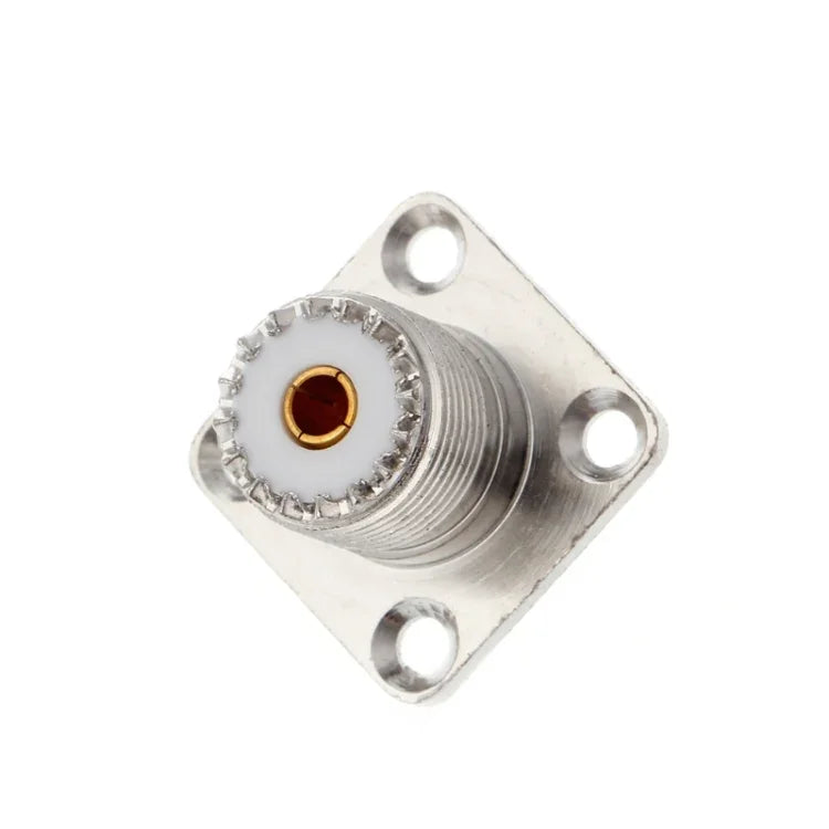 UHF メス SO239 パネルシャーシマウントフランジカバーアダプター
