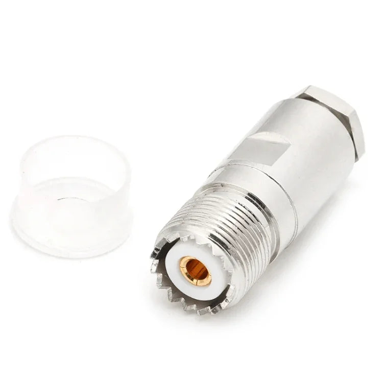 UHF SO239 PL259 メスプラグ クランプアダプター