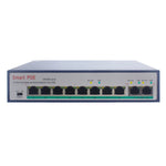 ESCAM POE 8+2 10ポート ファストイーサネットスイッチ 8ポート POE 10/100M 120W ネットワークスイッチ、伝送距離：150m、10ポート