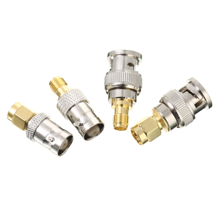 4個セット SMA to BNCコネクター RFアダプターテスト変換キット