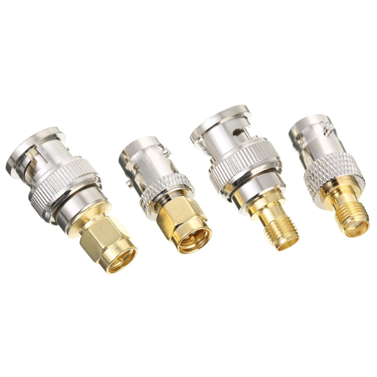 4個セット SMA to BNCコネクター RFアダプターテスト変換キット