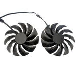1ペア 88MM 4ピン コンピューター グラフィックスカード 冷却ファン Gigabyte GeForce GTX1060 1070 GTX1050ti GTX960 RX570 RX470用