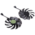 1ペア 88MM 4ピン コンピューター グラフィックスカード 冷却ファン Gigabyte GeForce GTX1060 1070 GTX1050ti GTX960 RX570 RX470用