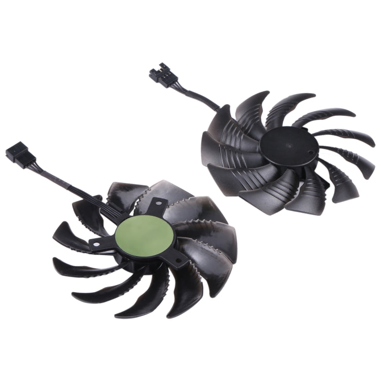 1ペア 88MM 4ピン コンピューター グラフィックスカード 冷却ファン Gigabyte GeForce GTX1060 1070 GTX1050ti GTX960 RX570 RX470用