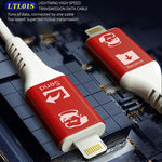 MECHANIC ライトニング高速伝送データケーブル USBライトニングケーブル Type-C to Type-C用