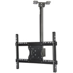 32-65インチ ユニバーサル 高さ＆角度調節可能 シングルスクリーンテレビ 壁掛け天井兼用ブラケット 伸縮範囲: 0.5-2m, 32-65インチ