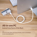 ORICO MH2AC-U3 クリップ型2ポートUSB3.0ハブ SDカードリーダー付き