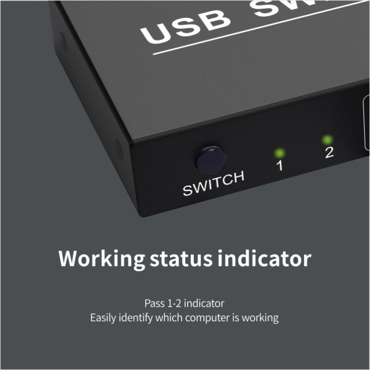 2x4 USBスイッチ 2ポート PC共有 4デバイス用 プリンター キーボード マウス モニター、2x4 USBスイッチ