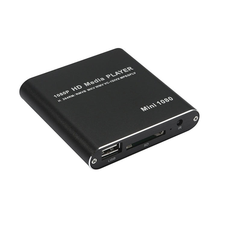 MINI 1080P フルHDメディアUSB HDDプレーヤー SD/MMCカードプレーヤー、US、EU、UK