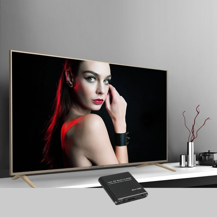 MINI 1080P フルHDメディアUSB HDDプレーヤー SD/MMCカードプレーヤー、US、EU、UK