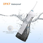 Mornwell D52 USB充電式防水口腔洗浄器 IPX7防水、D52