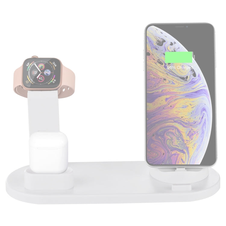 HQ-UD15 回転式ワイヤレス充電ベース スタンド付き 電話 / iWatch / AirPods用（シルバー）、シルバー（ワイヤレス充電対応）、ワイヤレス充電なしホワイト、ワイヤレス充電なしブラック、ホワイト（ワイヤレス充電対応）