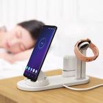 HQ-UD15 回転式ワイヤレス充電ベース スタンド付き 電話 / iWatch / AirPods用（シルバー）、シルバー（ワイヤレス充電対応）、ワイヤレス充電なしホワイト、ワイヤレス充電なしブラック、ホワイト（ワイヤレス充電対応）