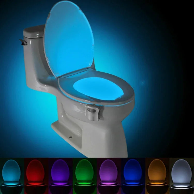 YouOKLightモーション感知トイレナイトライト、LEDトイレライト浴室洗面所用