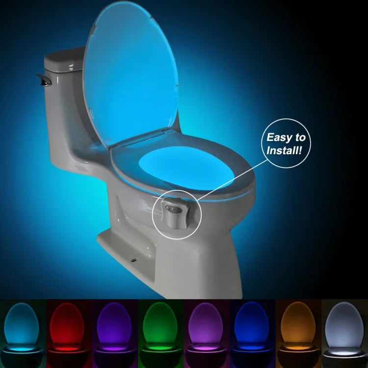 YouOKLightモーション感知トイレナイトライト、LEDトイレライト浴室洗面所用