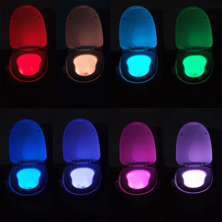 YouOKLightモーション感知トイレナイトライト、LEDトイレライト浴室洗面所用
