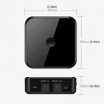 Bluetooth 5.0 光ファイバー Bluetoothレシーバー CSR8670 Bluetoothトランスミッター 2-in-1 APTX対応、ブラック