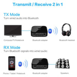 Bluetooth 5.0 光ファイバー Bluetoothレシーバー CSR8670 Bluetoothトランスミッター 2-in-1 APTX対応、ブラック
