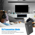 B10S Bluetoothアダプター 5.0 Bluetoothトランスミッター兼レシーバー 2-in-1 Bluetoothアダプター、ブラック