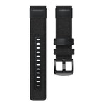 キャンバス＆レザー リストストラップウォッチバンド Samsung Gear S2/Galaxy Active 42mm用, リストストラップサイズ:135+96mm