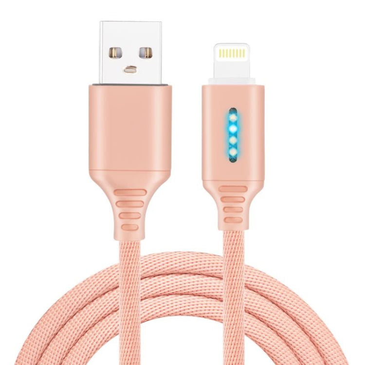 亜鉛合金製のインテリジェント自動電源オフ充電ケーブル Apple用発光データケーブル