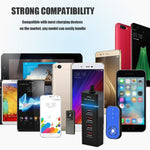 5V 4.1A 4ポートUSB充電アダプター 電源プラグケーブル付き、ケーブル長さ：1.5m、米国プラグ、米国プラグ