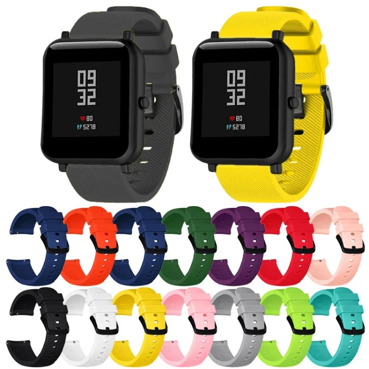 20mm シリコンストラップ、Huami Amazfit GTS / Samsung Galaxy Watch Active 2 / Gear Sport用