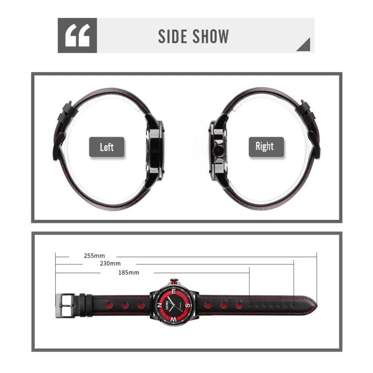SKMEI 9211 Fashion Sports Stereo Dial Luminous Pointer Creative Watch Business Trend Men Quartz Watch