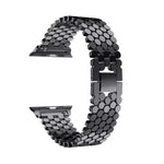 Apple Watch Series 5 & 4 40mm / 3 & 2 & 1 38mm ハニカム ステンレススチールストラップ、Apple Watch Series 5 & 4 40mm用