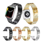 Apple Watch Series 5 & 4 40mm / 3 & 2 & 1 38mm ハニカム ステンレススチールストラップ、Apple Watch Series 5 & 4 40mm用