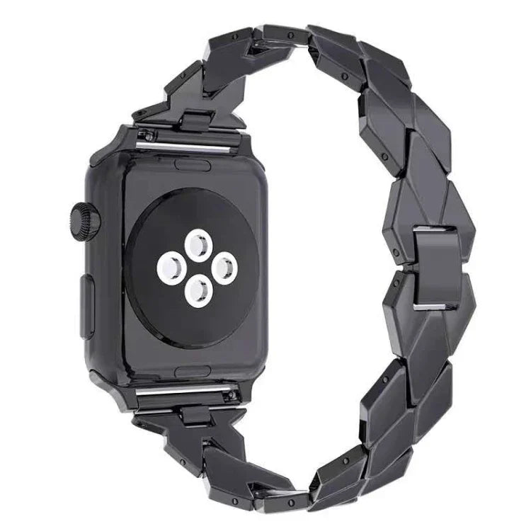 Apple Watch Series 5 & 4 44mm / 3 & 2 & 1 42mm ダイヤモンド ステンレススチールバンド、Apple Watch Series 5 & 4 44mm用
