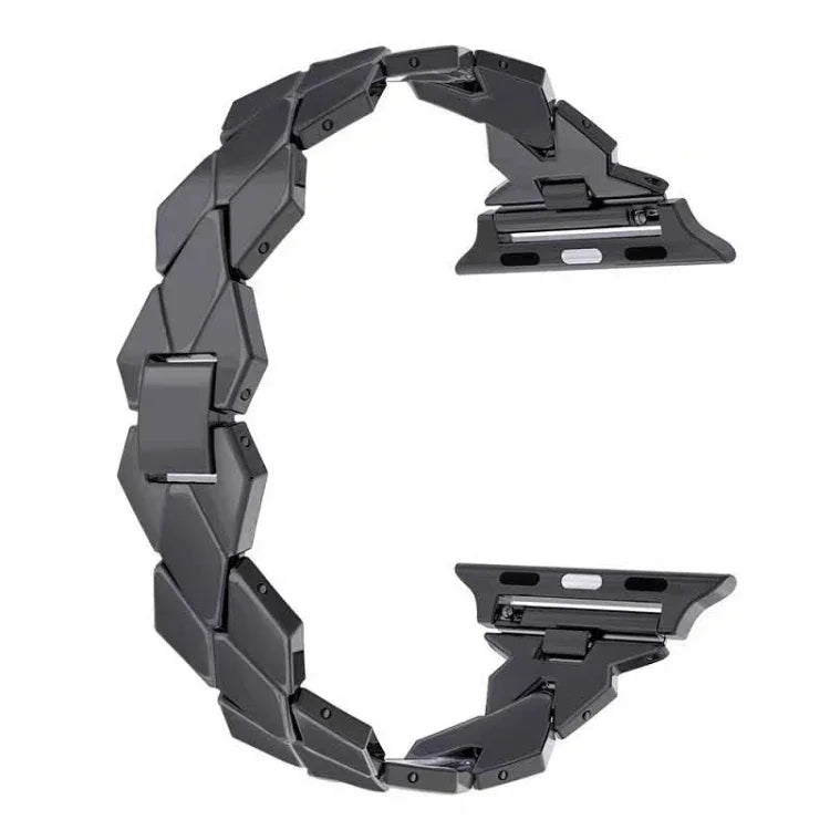 Apple Watch Series 5 & 4 44mm / 3 & 2 & 1 42mm ダイヤモンド ステンレススチールバンド、Apple Watch Series 5 & 4 44mm用