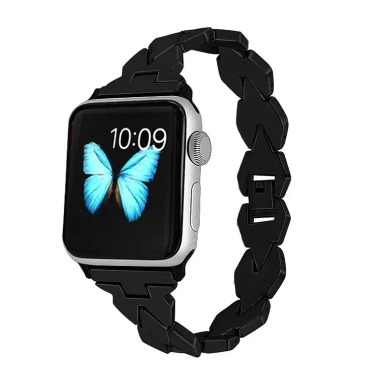Apple Watch Series 5 & 4 40mm / 3 & 2 & 1 38mm ダイヤモンド ステンレススチールバンド、Apple Watch Series 5 & 4 40mm用