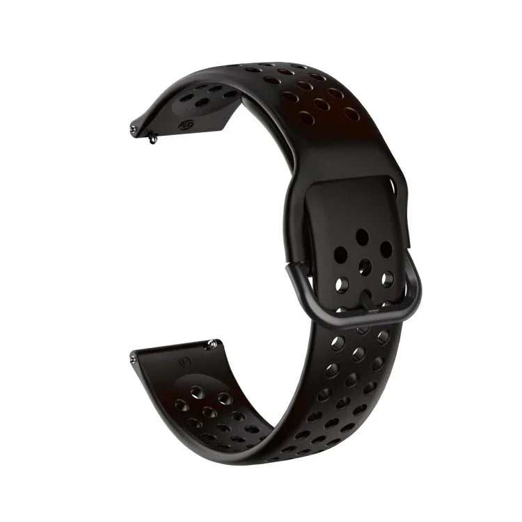 20mm 通気性多孔質ストラップ（内側バックル付き）、Huami Amazfit GTS / Samsung Galaxy Watch Active 2 / Huawei Watch GT2 42MM用