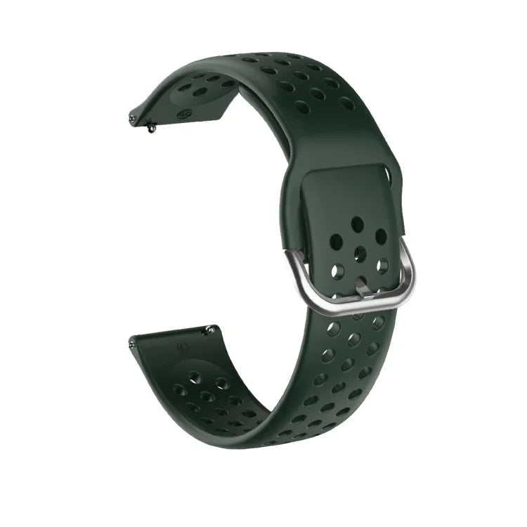 20mm 通気性多孔質ストラップ（内側バックル付き）、Huami Amazfit GTS / Samsung Galaxy Watch Active 2 / Huawei Watch GT2 42MM用