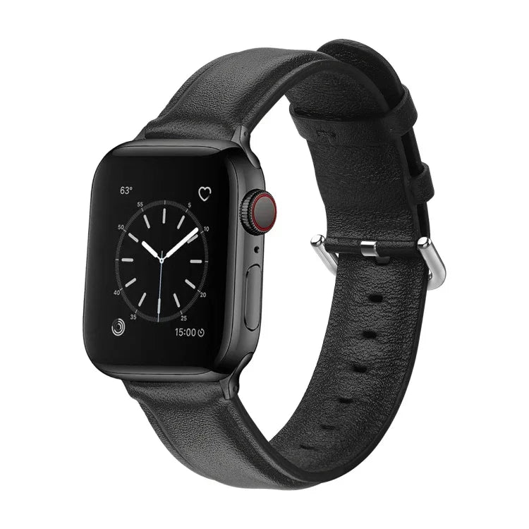 Apple Watch Series 5 & 4 44mm 3 & 2 & 1 42mm ラウンドホール レザーストラップ用