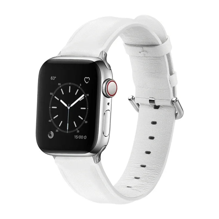 Apple Watch Series 5 & 4 44mm 3 & 2 & 1 42mm ラウンドホール レザーストラップ用