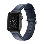 Apple Watch Series 5 & 4 44mm 3 & 2 & 1 42mm ラウンドホール レザーストラップ用