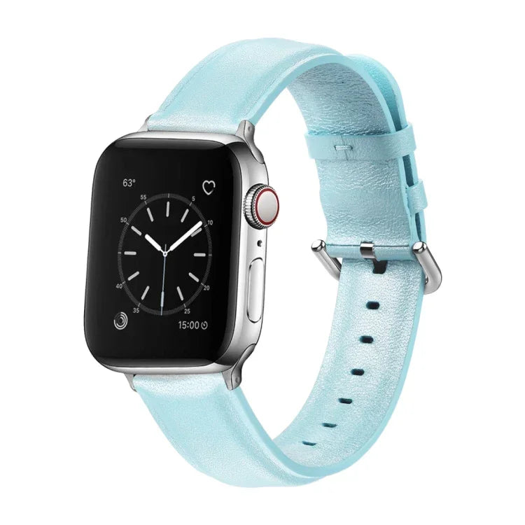 Apple Watch Series 5 & 4 44mm 3 & 2 & 1 42mm ラウンドホール レザーストラップ用